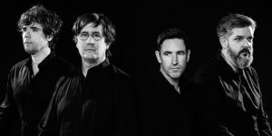 December 20, 2016. Durham, North Carolina. Promotional photographs of The Mountain Goats for their new album GOTHS