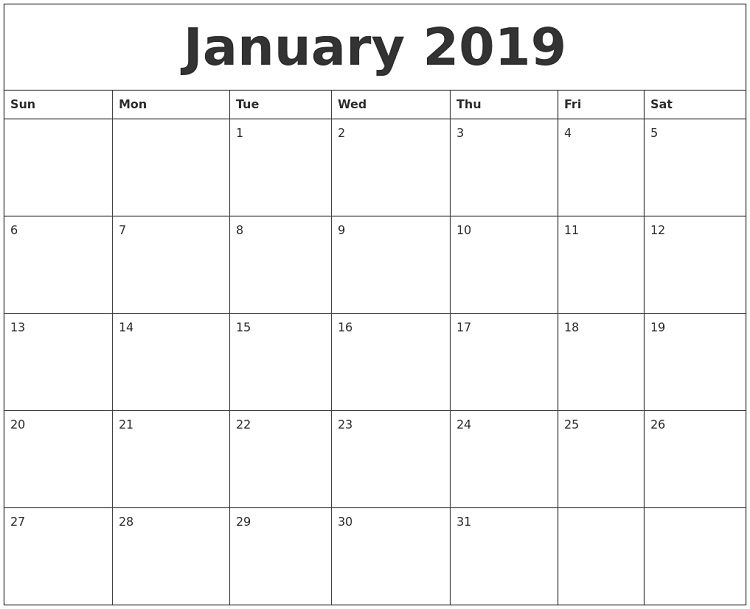 january-2019-word-calendar